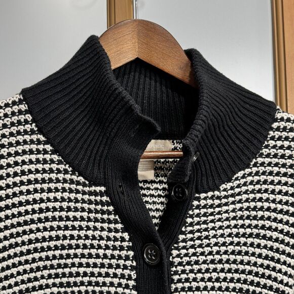 Black & White Banana Republic Button Up Cardigan -Size Small - Picture 3 of 8